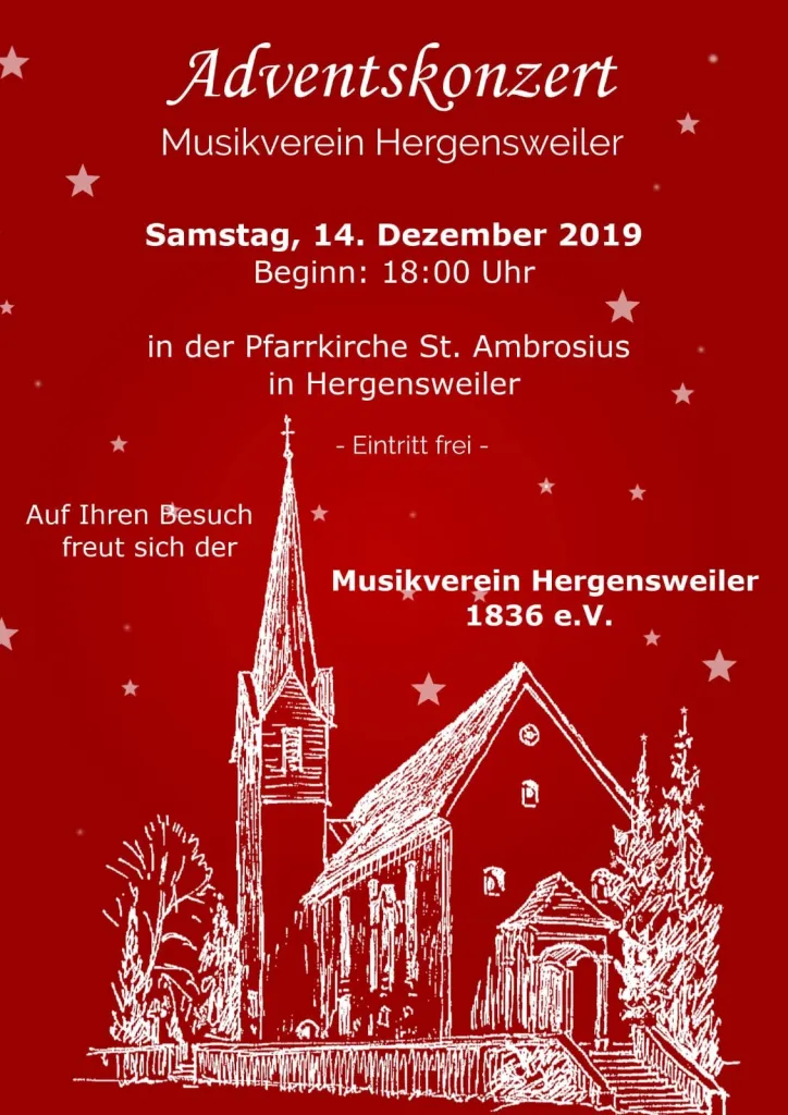 Einladung zum Adventskonzert 2019