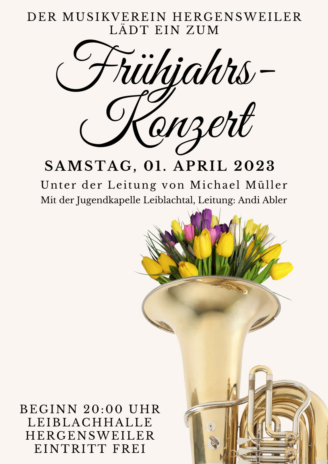 Einladung zum Frühjahrskonzert 2023