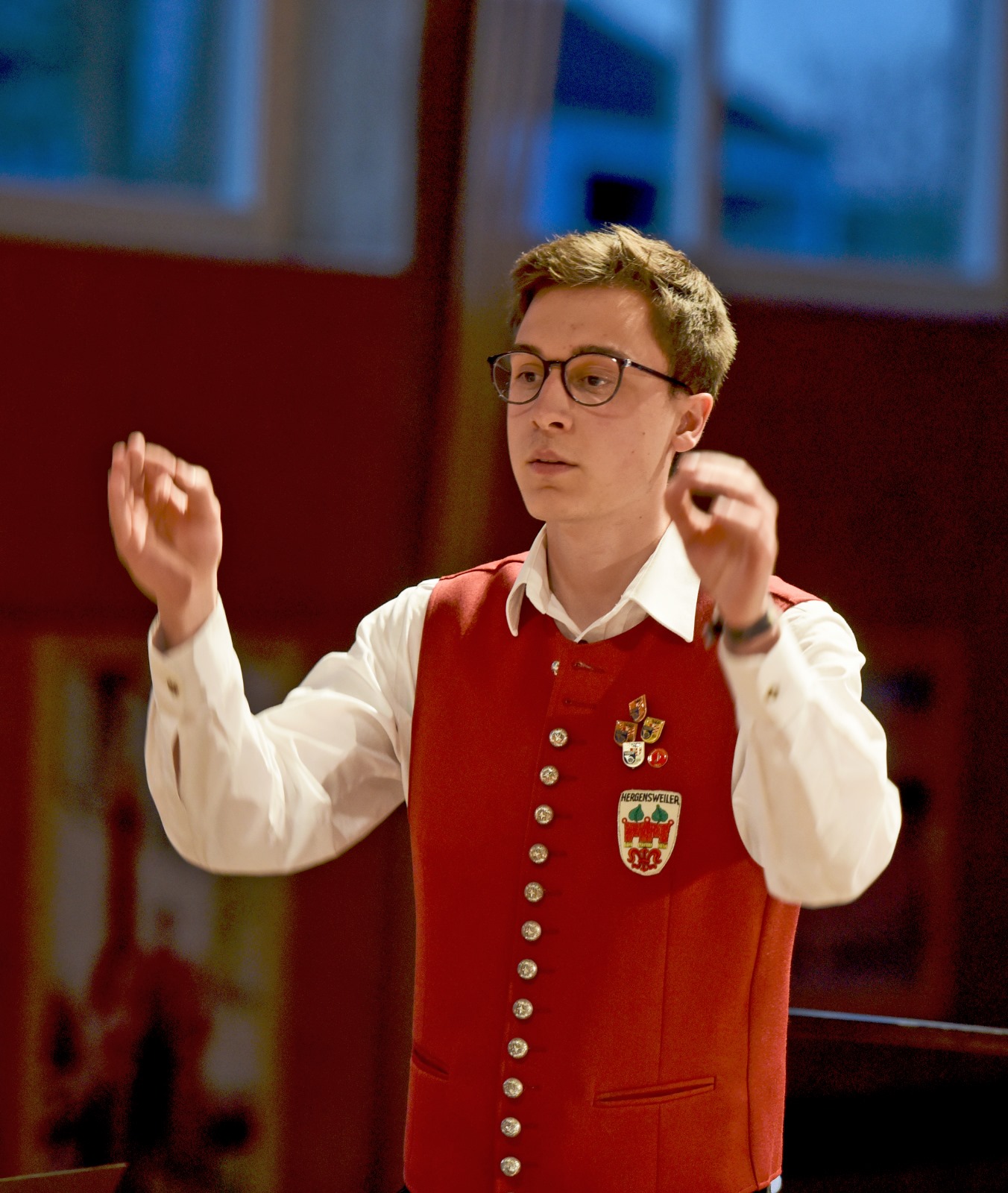 JuKa-Dirigent Leopold Stiebler
