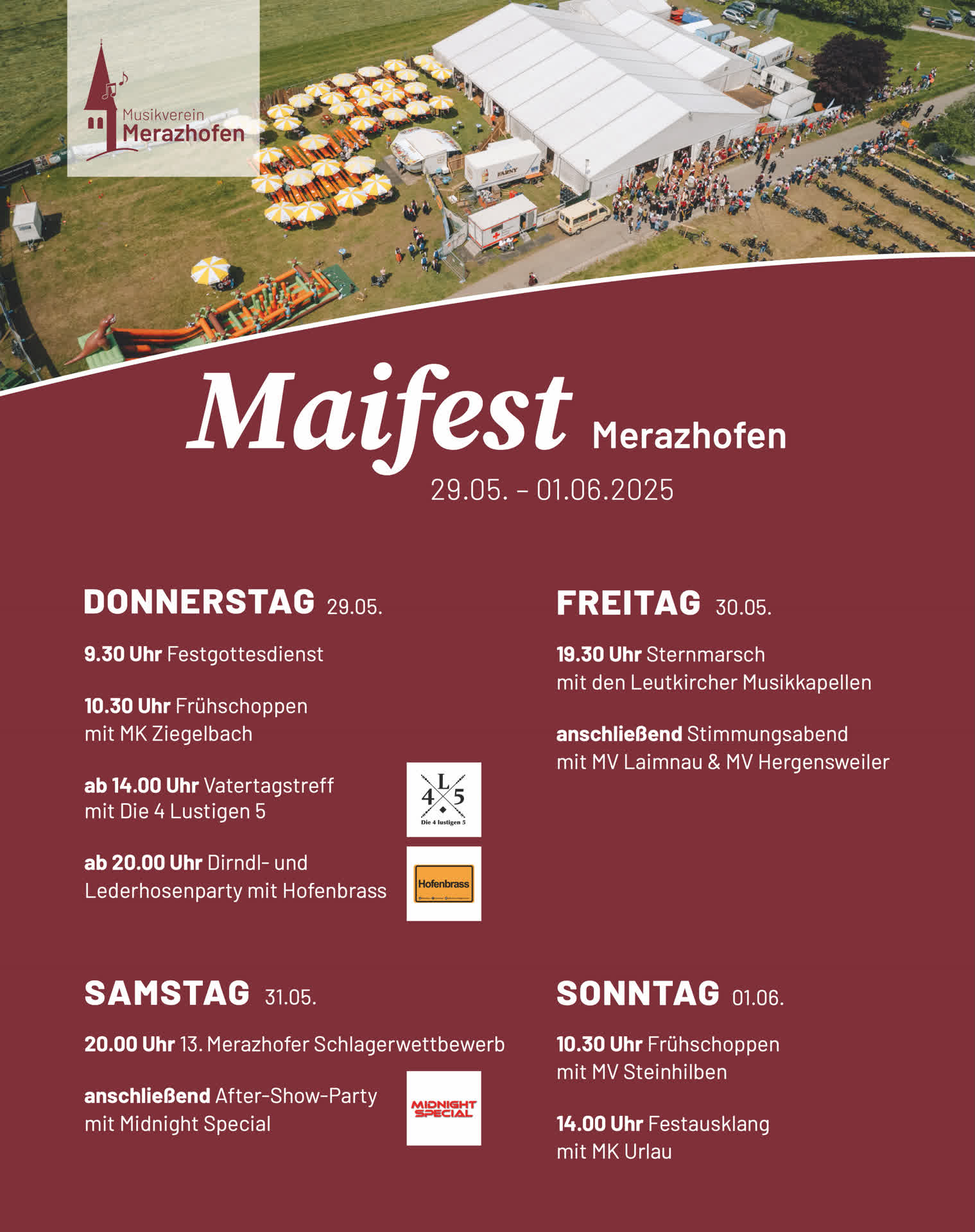 Teilnahme am Maifest in Merazhofen 2025