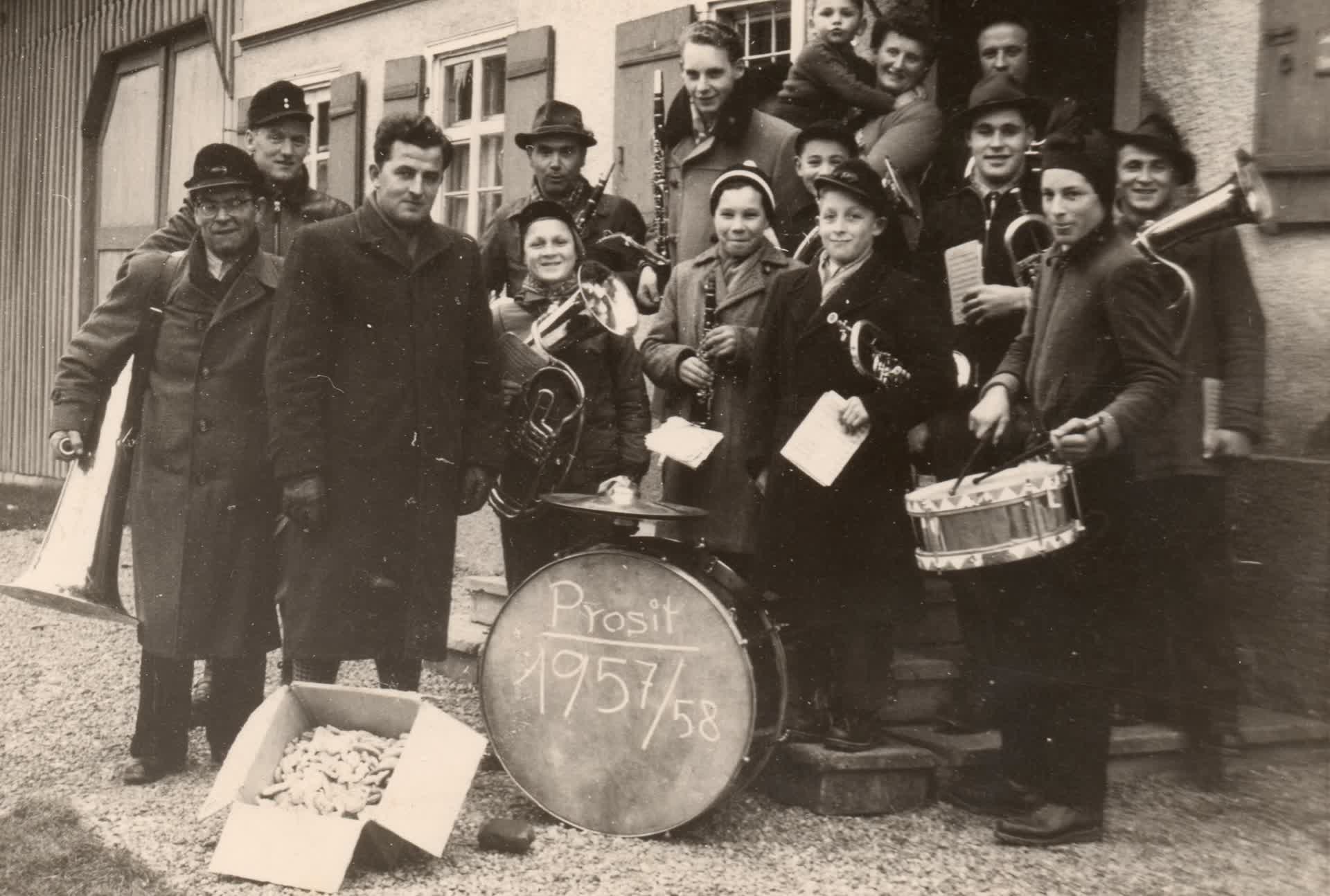 Neujahrsblasen 1957