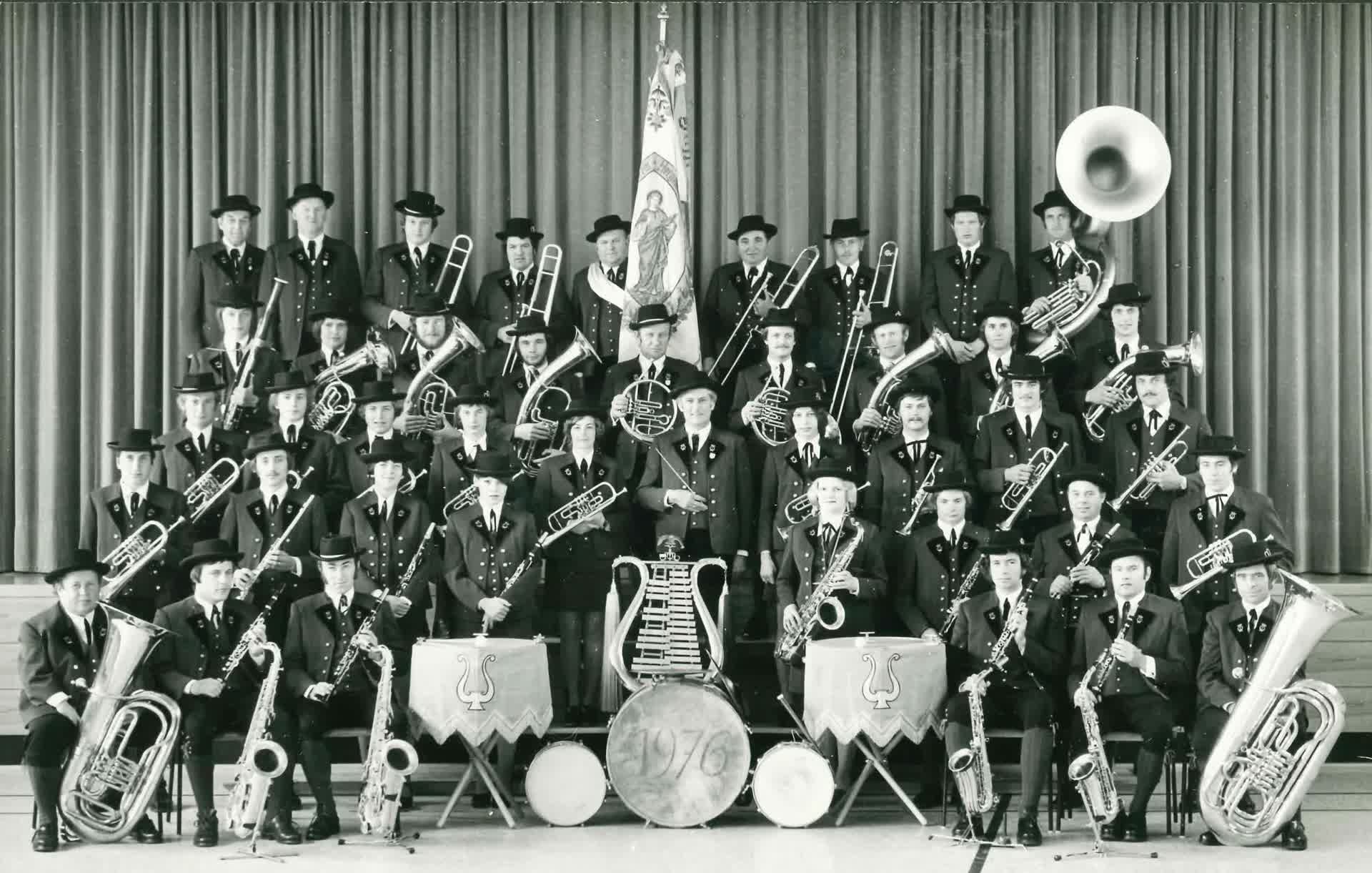 Gruppenfoto von 1976